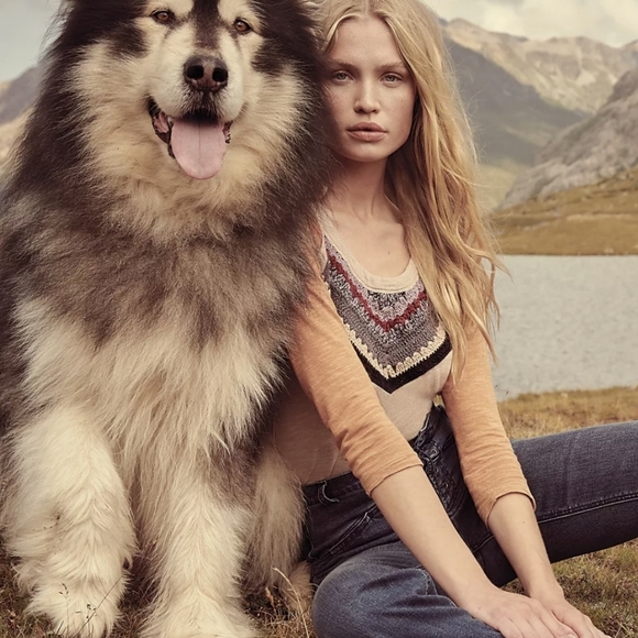 New Free People Spring Bound Baseball Tee - Picture 5 of 16